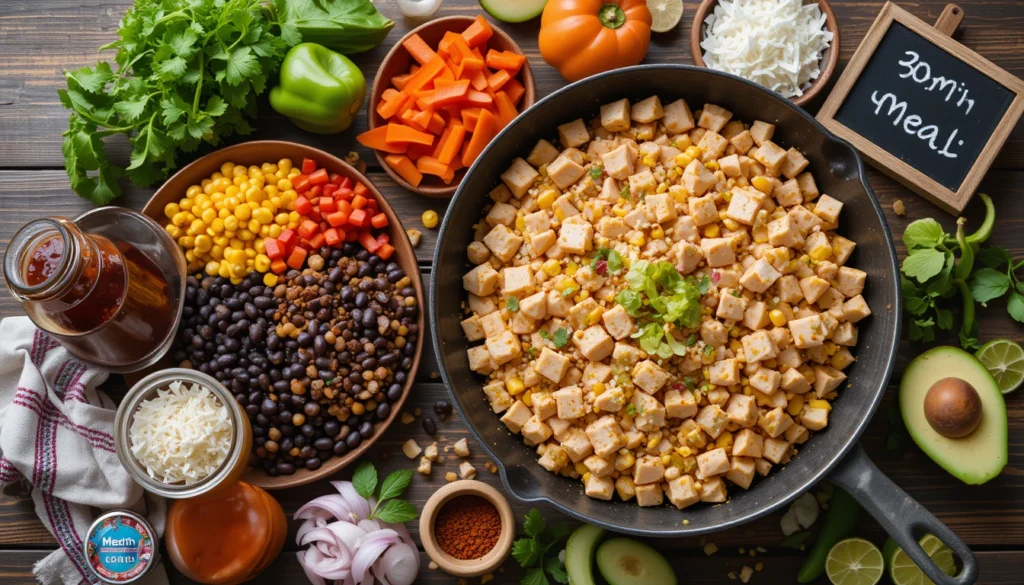 Healthy Enchilada Skillet